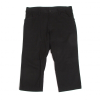  Y's Cotton Cropped Pants (Trousers) Black 2