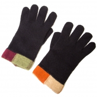  Jean-Paul GAULTIER Knit Gloves Black 