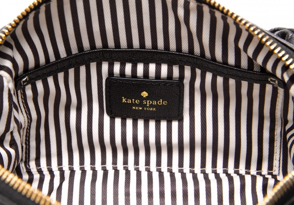 Kate Spade Chain handle Leather Bag Black | PLAYFUL