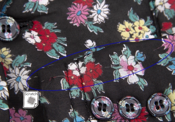 tricot COMME des GARCONS Floral Printed Jacket Black,Multi-Color S 