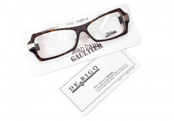 Jean Paul Gaultier Jean-Paul GAULTIER Side Logo Metal Plate Glasses Size 54 14 K-66119 