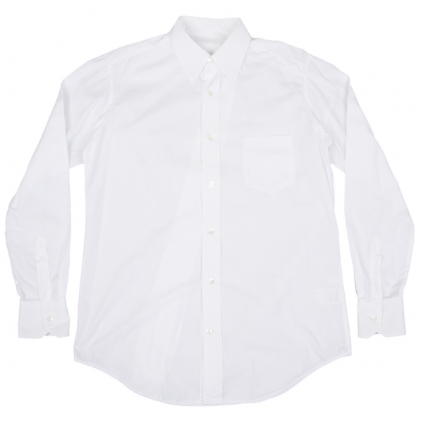 【SALE】ワイズフォーメンY's for men コットンバック斜行切替ステッチデザインシャツ 白3