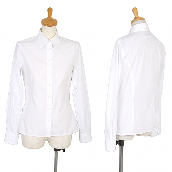 【SALE】ジャンポールゴルチエ クラシックJean Paul GAULTIER CLASSIQUE コットンベーシックシャツ 白40