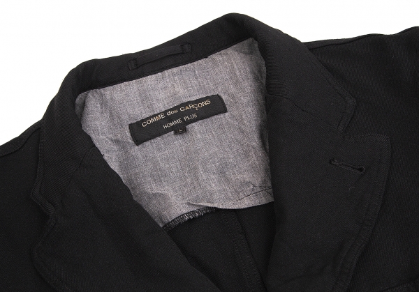 COMME des GARCONS HOMME PLUS Polyester 3B Jacket Black L | PLAYFUL