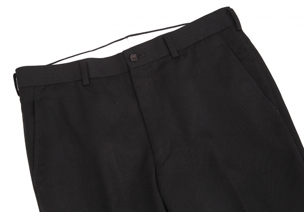 COMME des GARCONS HOMME PLUS Wool Pants (Trousers) Black S | PLAYFUL