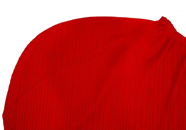 プリーツプリーズ イッセイミヤケ PLEATS PLEASE ISSEY MIYAKE サークルデザインプリーツスカート 赤3