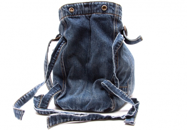tricot COMME des GARCONS Side Ribbon Denim Bag Blue | PLAYFUL