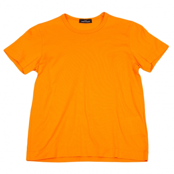 【SALE】トリココムデギャルソンtricot COMME des GARCONS コットン天竺ベーシックTシャツ オレンジM位