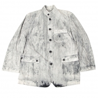  ISSEY MIYAKE Dyed Cotton Jacket Grey M