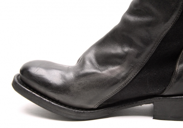 CHEREVICHKIOTVICHKI FOR Yohji Yamamoto Leather Boots Black 36 