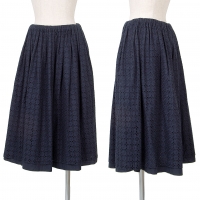  tricot COMME des GARCONS Cotton Lace Skirt Navy S-M