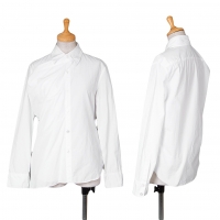  Yohji Yamamoto NOIR Cotton Long Sleeve Shirt White 1