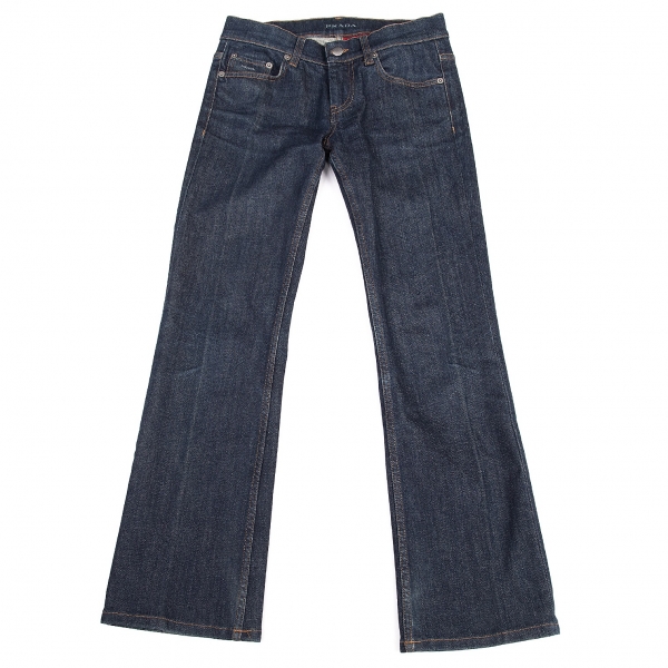 vintage PRADA skinny fit jeans約65