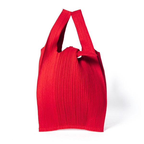 Handbag Pleats Please Red in Plastic - 34596721