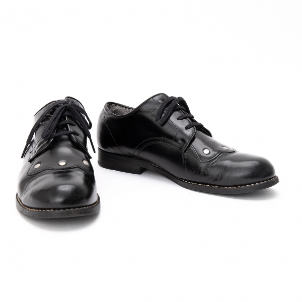 tricot COMME des GARCONS Leather Shoes Black About US 5 | PLAYFUL