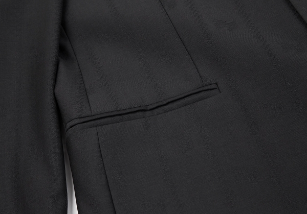 希少 ヴェルサーチ スモーキーグレー セットアップ 裏地メデューサ くすみカラー裾幅約215cm