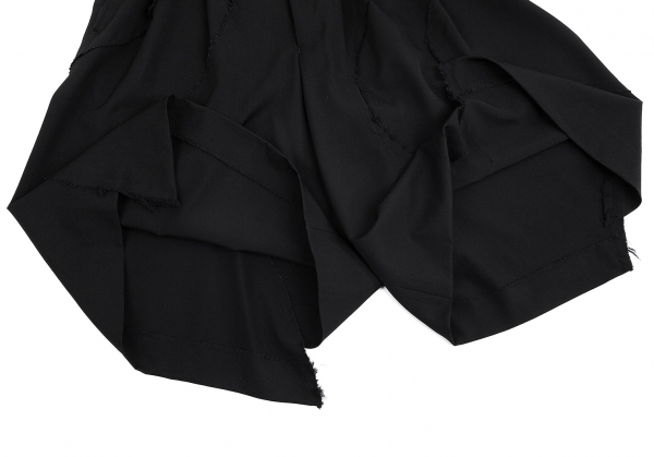 COMME des GARCONS HOMME PLUS Wool Gabardine Shorts Black S | PLAYFUL