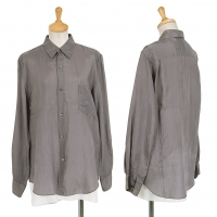  robe de chambre COMME des GARCONS Long Shirt Grey S-M