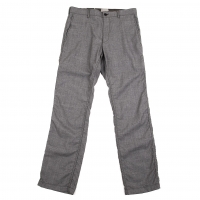  COMME des GARCONS HOMME Wool Cotton Pants (Trousers) Grey XS