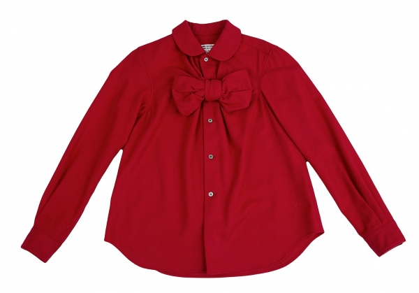 COMME des GARCONS COMME des GARCONS Ribbon Design Shirt Red M 