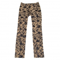  ISSEY MIYAKE Jacquard Design Pants (Trousers) Beige 2