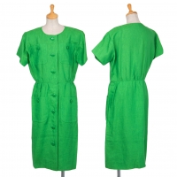  GIVENCHY Linen Dress Green 12
