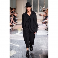  Yohji Yamamoto POUR HOMME Layered Rayon Suit Black 3