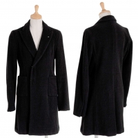  COMME des GARCONS Wool Hook Chester Coat Black XS