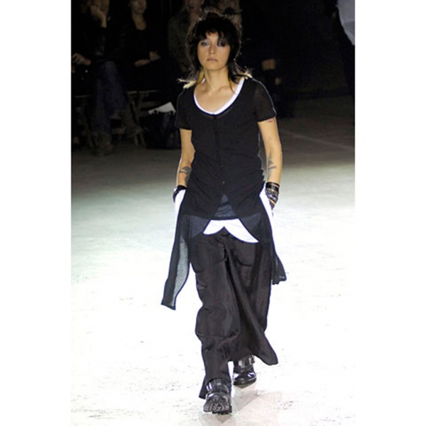 LIMI feu Linen Long Design Vest (Waistcoat) Black S | PLAYFUL