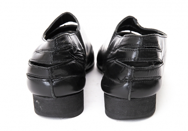 LIMI feu Cutting Design Shoes Black LL 