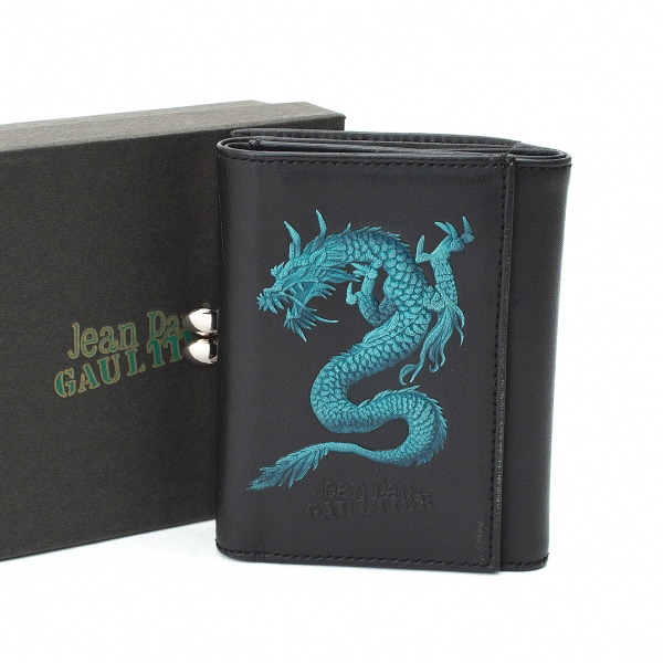 Jean Paul Gaultier ジャンポール ゴルチエ 財布 ドラゴン - 折り財布