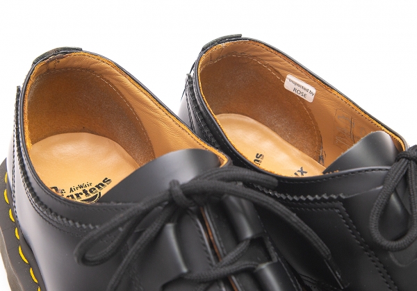 COMME des GARCONS HOMME DEUX Dr. Martens Leather Shoes Black US M 