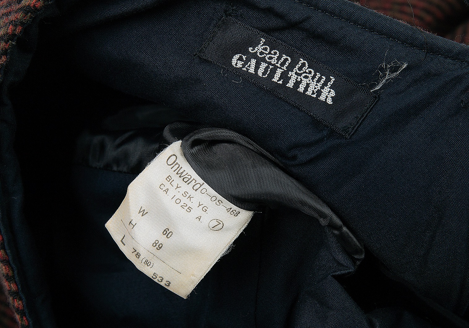 タグ付 イタリア製 jean paul gaultier ジャンポール ゴルチエ