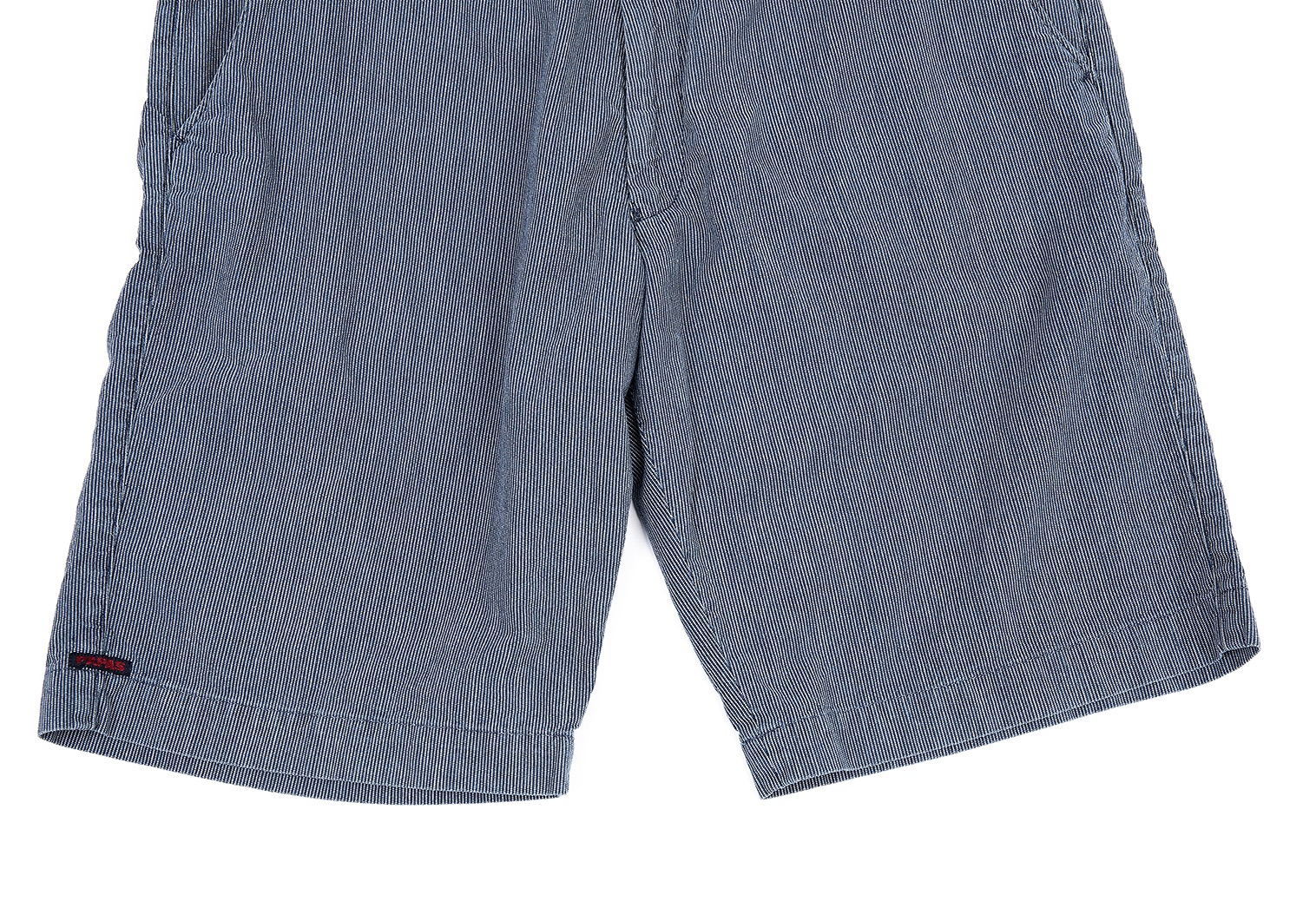 Papas Cotton Striped Shorts Navy 38 | PLAYFUL