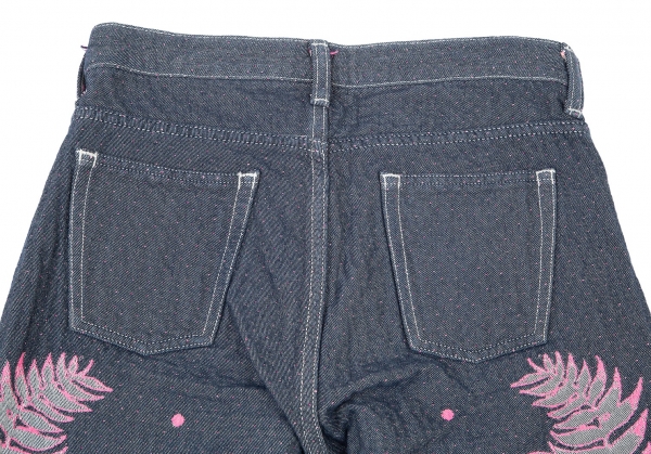 ISSEY MIYAKE A-POC Botanical Short Jeans Indigo 26 | PLAYFUL