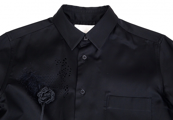noir kei ninomiya COMME des GARCONS CuttingDesign Shirt Black S