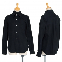  COMME des GARCONS Cotton Long Sleeve Shirt Black XS