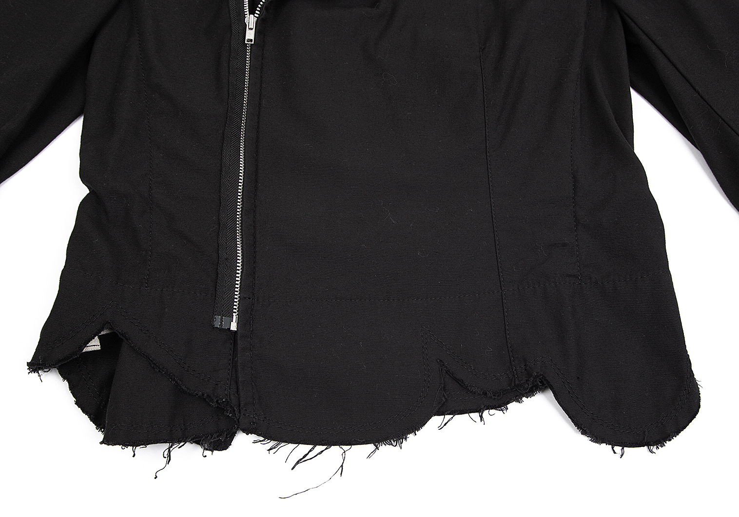 最も安い購入 BLACK COMME des GARCONS コットン ライダースジャケット ライダースジャケット