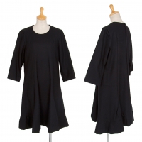  robe de chambre COMME des GARCONS Wool Switched Dress Black S-M