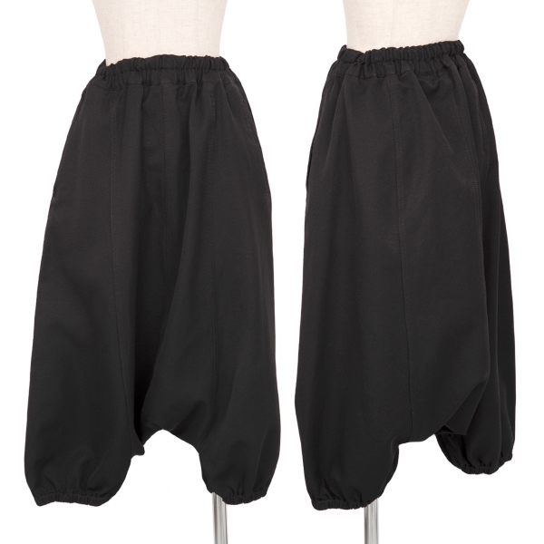 BLACK COMME des GARCONS Dyed Harem Pants (Trousers) Black XS | PLAYFUL