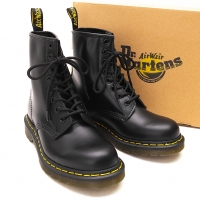  Dr. Martens Leather 8 Eye Boots Black US L 6