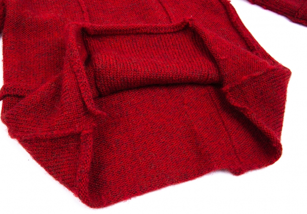 Yohji Yamamoto POUR HOMME Wool Mohair Switched Knit Sweater 