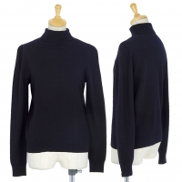  zucca Silk Brend Knit Sweater (Jumper) Navy M