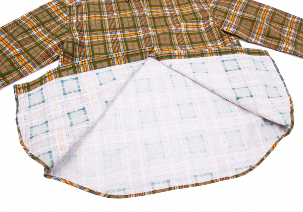 Mademoiselle NON NON Cotton Flannel Plaids Long Sleeve Shirt Size 40L(K-75949) | eBay