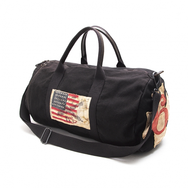 Ralph Lauren Vintage Design Boston Bag Black