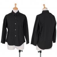  COMME des GARCONS Cotton 3/4 Sleeve Shirt Black XS