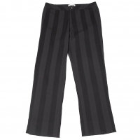  ISSEY MIYAKE FETE Striped Switching Stretch Pants (Trousers) Black 1