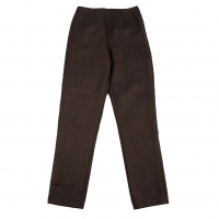  gigli Wool Cotton Stripe Pants (Trousers) Brown 38