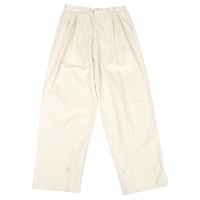  Papas Lining Brushed Cotton Pants (Trousers) Cream M