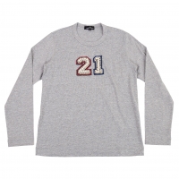  tricot COMME des GARCONS 21 Pearl Design T Shirt Grey M
